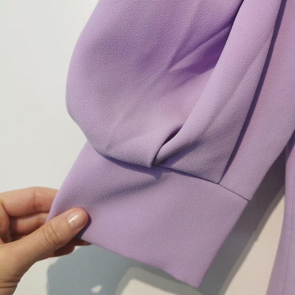 Zara Solid Lilac Small Top - Picture 4 of 5